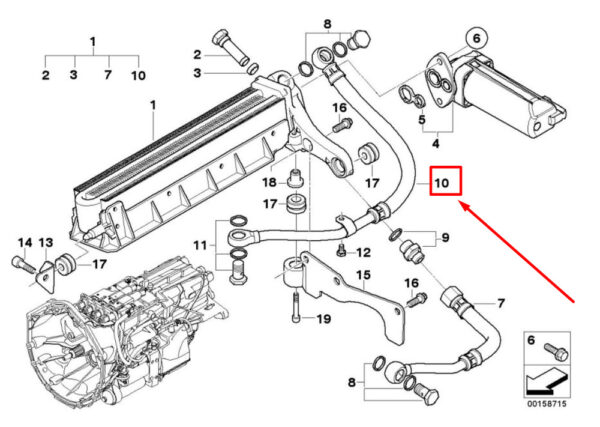 NEW GENUINE OEM 17222283113