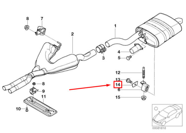 NEW ORIGINAL OEM 18201435402
