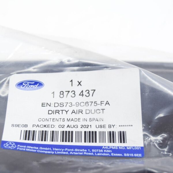 FORD MONDEO MK5 AIR CLEANER INTAKE TUBE 1873437 DS73-9C675-FA NEW GENUINE - Image 6