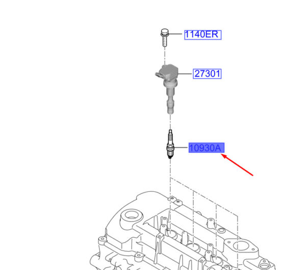 1884410060 Kia Ceed MK3 CD Spark Plug 1884410060 NEW ORIGINAL