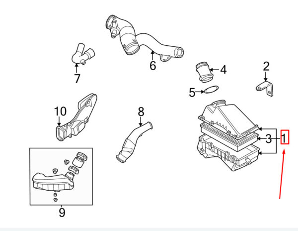 NEW OEM ORIGINAL 1C0129607R