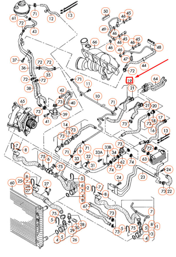NEW ORIGINAL OEM 1K0122157HH