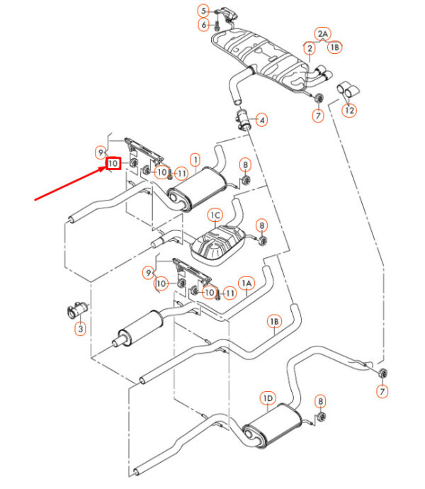 NEW ORIGINAL OEM 1K0253147D