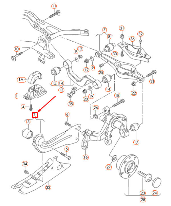 NEW ORIGINAL OEM 1K0505223K