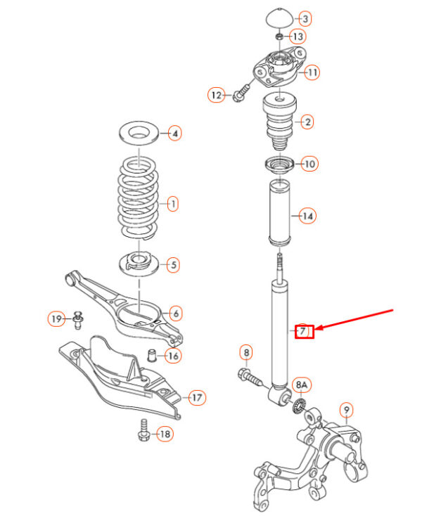 NEW OEM ORIGINAL 1K0513029MR