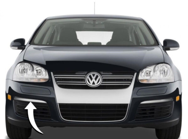 NEW VW JETTA GOLF MK5 FRONT CHROME DECORATIVE STRIP RIGHT O/S 1K0807244 ORIGINAL - Image 5