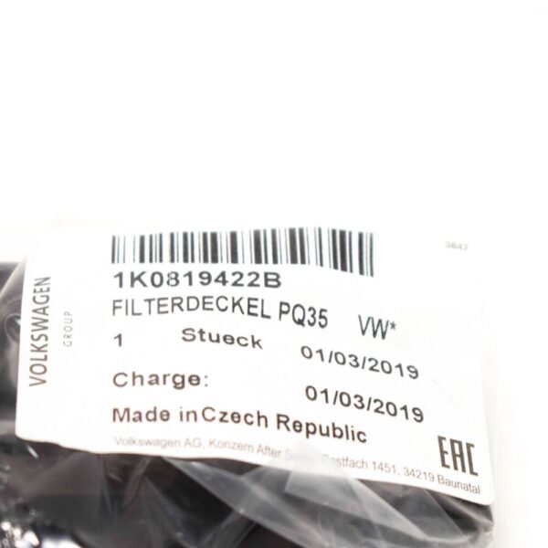 Audi A3 8P interior filter mount 1K0819422B new original 2009