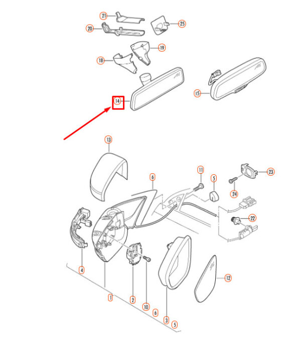 NEW GENUINE OEM 1K0857511E9B9