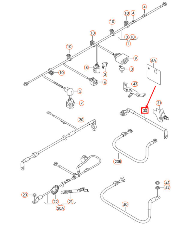 NEW GENUINE OEM 1K0971243