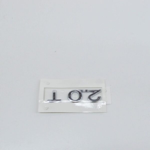 NEW VOLKSWAGEN PASSAT B6 3C TRUNK LID CHROME 2.0 T EMBLEM 1K5853675A739 ORIGINAL - Image 4