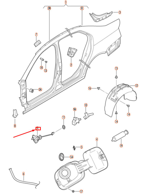 NEW GENUINE OEM 1K5959782