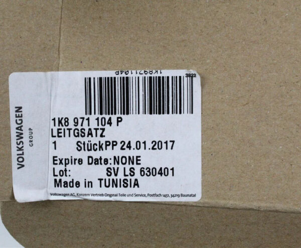 VW SCIROCCO 137,138 Rear Parking Aid Wiring 1K8971104P NEW GENUINE - Image 3
