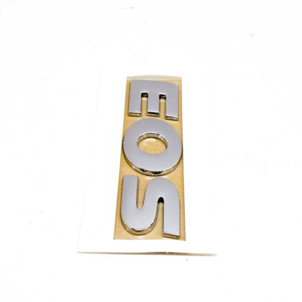 VW EOS High Chrome EOS Lettering 1Q0853687C739, NEW, ORIGINAL - Image 3