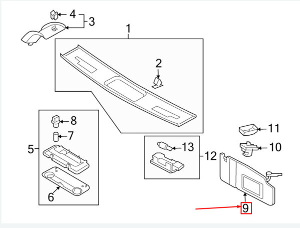 NEW GENUINE OEM 1Q0857551AC3H8