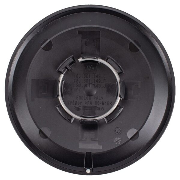 VW Black/Chrome1S0601149JFOD Original Hub Cap - Image 3