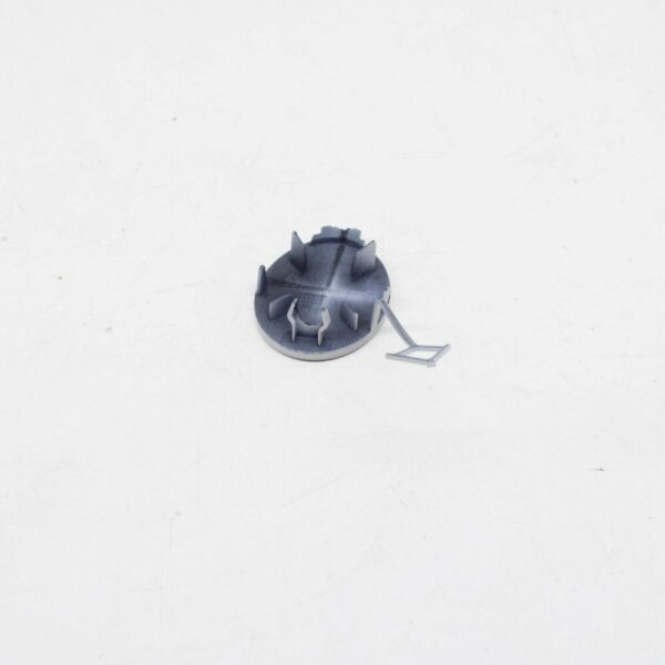 Primed - Ready To Paint NEW VW TOURAN 1T FRONT BUMPER TOW HOOK EYE CAP COVER 1T0807241CGRU