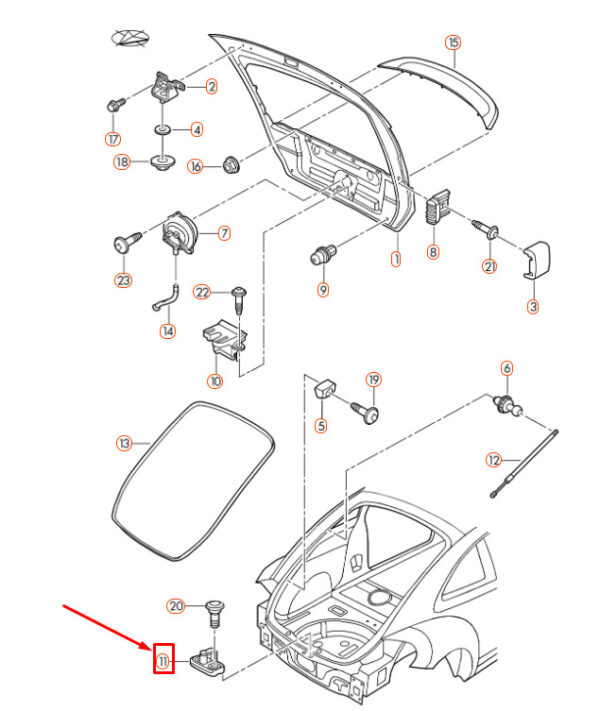 NEW OEM ORIGINAL 1T0827517A