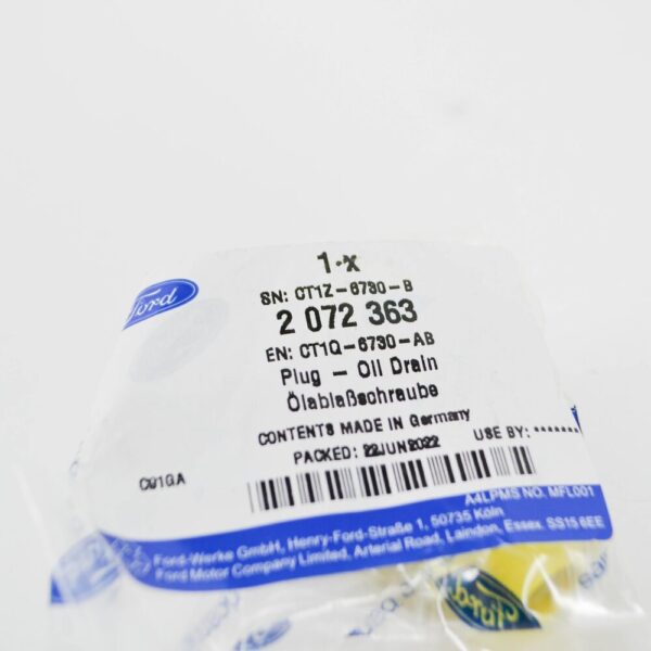 Ford Tourneo Connect MK2 Oil Drain Screw CT1Q-6730-FROM 2072363 NEW - Image 6