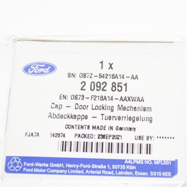 FORD MONDEO MK5 Front Right Door Locking Mechanism Cap LHD 2092851 NEW GENUINE - Image 6