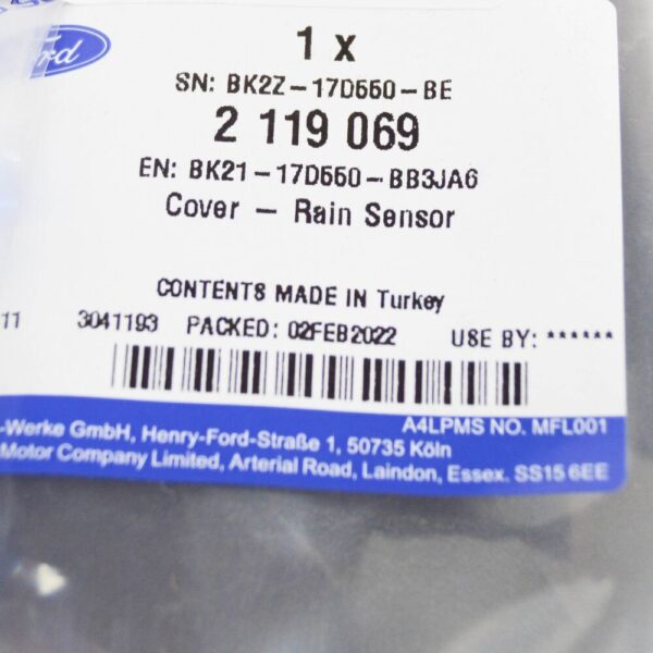 Ford Tourneo Custom Rain Sensor Cover BK21-17D550-BB3JA6 2119069 NEW - Image 6
