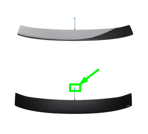 NEW GENUINE OEM 2122078 NEW FORD KUGA C520 MK2 FRONT BUMPER PROTECTION MOULDING COVER 2122078 ORIGINAL