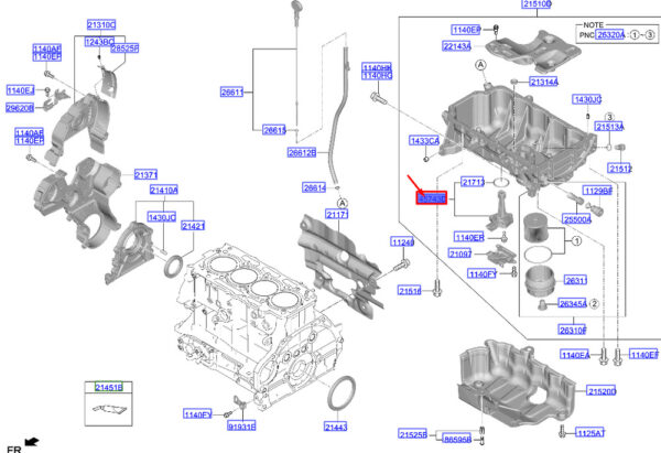 215902F600 Hyundai Tucson NX4 MK4 Oil Level Sensor 215902F600 NEW ORIGINAL