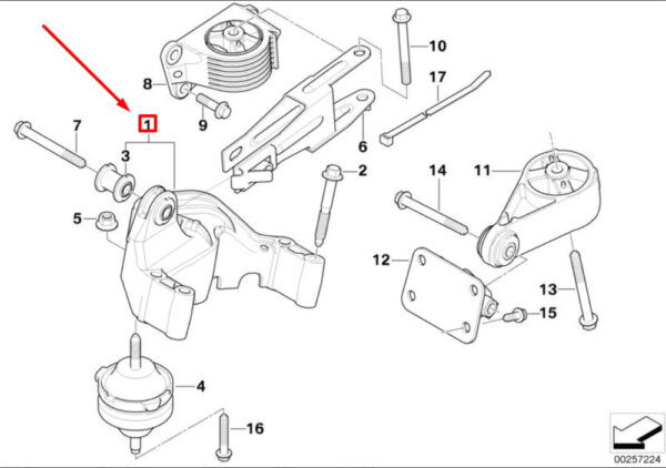 NEW ORIGINAL OEM 22111514490