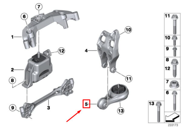 NEW GENUINE OEM 9806995 22119806995