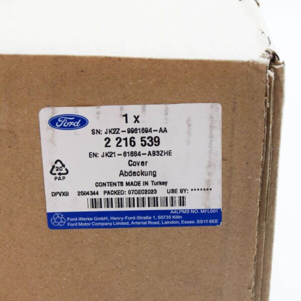 FORD TOURNEO CUSTOM Front Seat Left Cushion Valance LHD 2216539 NEW - Image 6