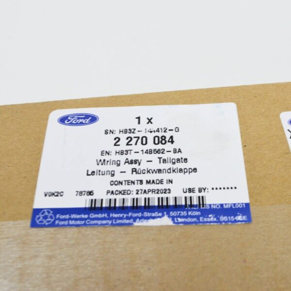 FORD RANGER T6 MK1 Tailgate Camera Wiring HB3T-14B562-BA 2270084 NEW GENUINE - Image 6