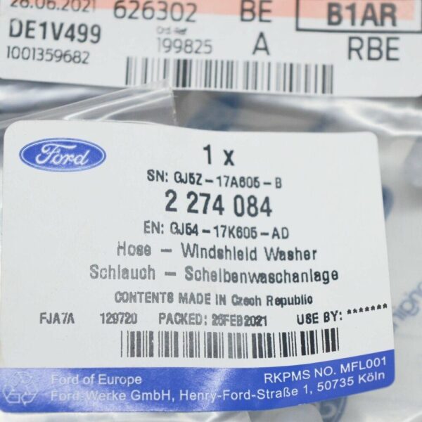 Ford Kuga C250 MK2 Original Washer Tube GJ54-17K605-AD 2274084