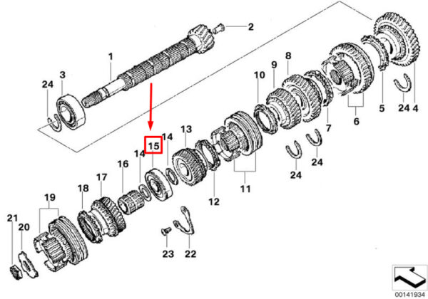 NEW GENUINE OEM 23121036984 1036984