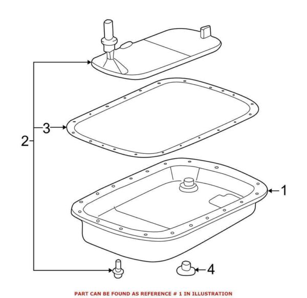 BMW E46 E39 E38 Z4 Oil Pan Original 24117507556 - Image 4