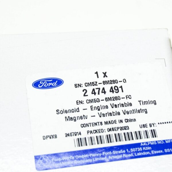 FORD FIESTA MK7 ENGINE VARIABLE TIMING SOLENOID 2474491 NEW GENUINE - Image 6