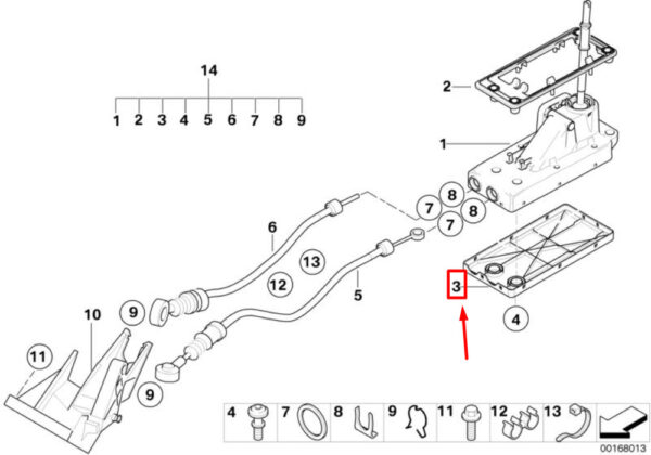 MINI CONVERTIBLE R52 Switching Plate Base Plate 7527267 25117527267 NEW GENUINE - Image 4