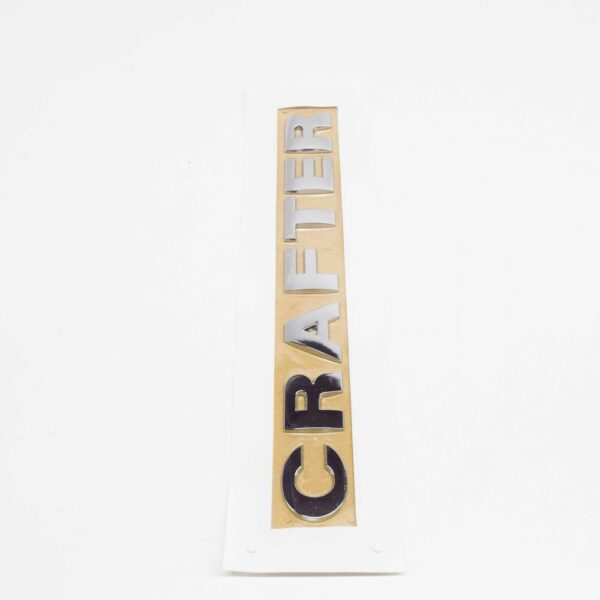 NEW VW CRAFTER MK1 2E REAR CHROME INSCRIPTION EMBLEM BADGE 2E3853687