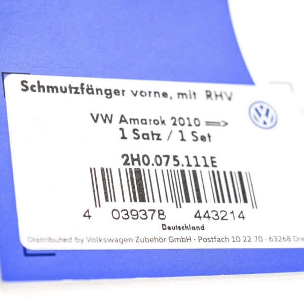 NEW VW AMAROK FRONT MUDFLAPS 2H0075111E - Image 4