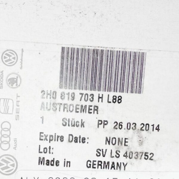 VW Amarok 2H Dashboard Air Vent 2H0819703HL88 New Genuine