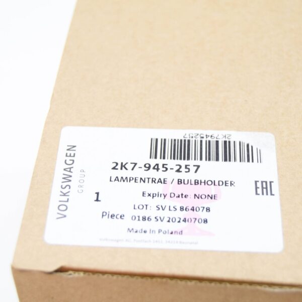 VW CADDY SB MK4 Rear Left Tail Light Bulb Carrier 2K7945257 NEW GENUINE