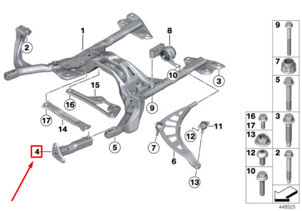 MINI COOPER R56 FRONT LEFT BUMPER BRACKET 31106772231 NEW GENUINE - Image 5