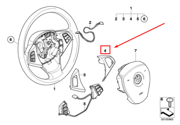 NEW GENUINE OEM 32303455490