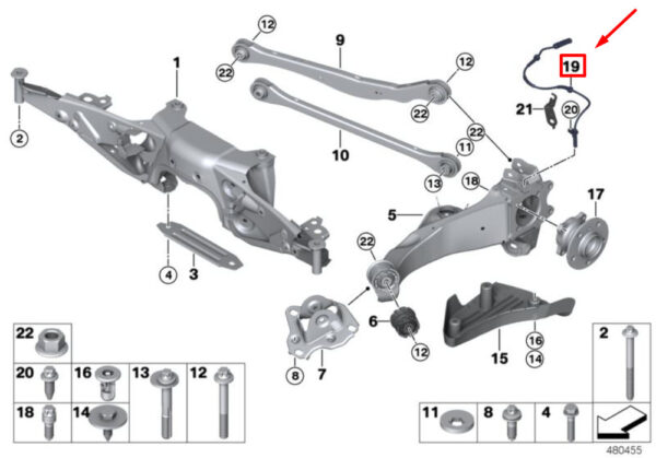 NEW GENUINE OEM 34526858466 6858466