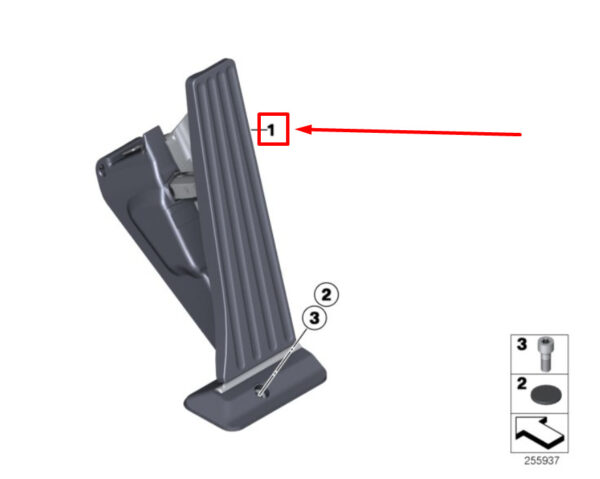 BMW X5 F15, F85 accelerator pedal 6889818 35406889818 NEW ORIGINAL - Image 5