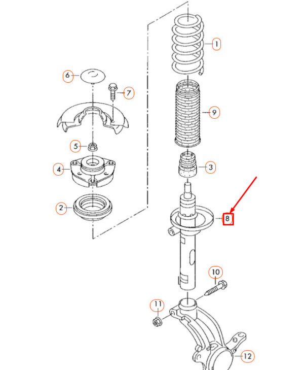 NEW GENUINE OEM 3AA413031M