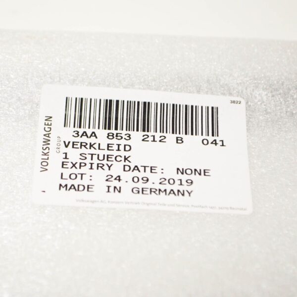 VW Passat B7 R-Line Front Bumper Right Trim 3AA853212B041 NEW GENUINE - Image 3