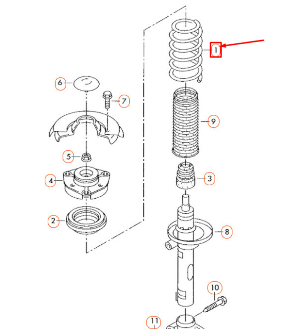 NEW GENUINE OEM 3C0411105N