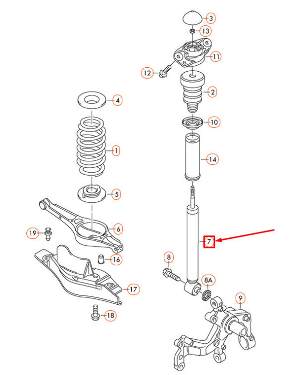 NEW GENUINE OEM 3C0513049CP