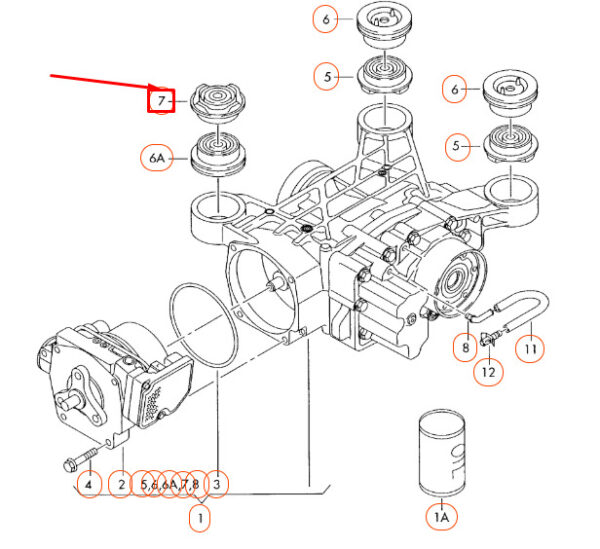 NEW GENUINE OEM 3C0599438D