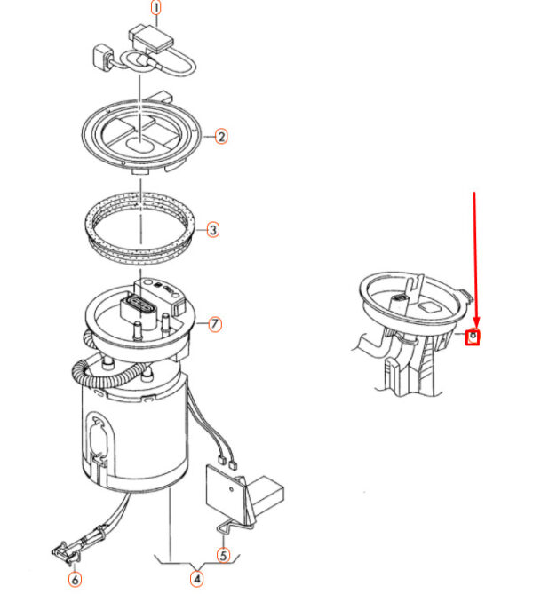 NEW GENUINE OEM 3C0919673B