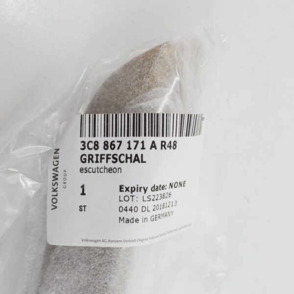 VW CC 35 Front Left Door Handle Shell 3C8867171AR48 NEW GENUINE